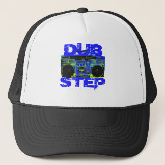 Dubstep Blue Boombox Trucker Pet