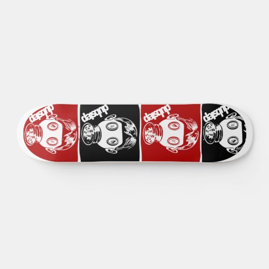 Dubstep Brushed Quadrant Board Skateboard (Horizontaal)