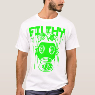 Dubstep filterig gasmasker t-shirt