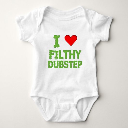 Dubstep Filthy dub step bass techno wobble Romper (Voorkant)