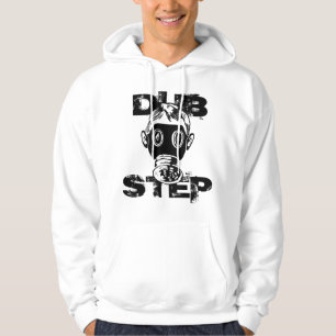 Dubstep Gas Mask White Hoodie