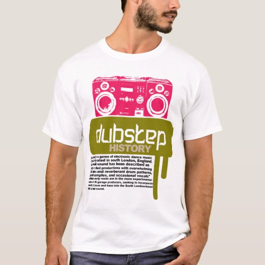 Dubstep History t-shirt (NIEUW) (Voorkant)