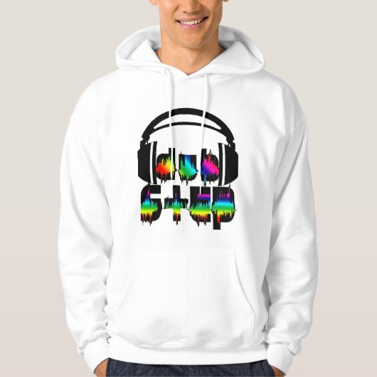 Dubstep hoofdtelefoon hoodie (Voorkant)