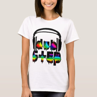 Dubstep hoofdtelefoon t-shirt