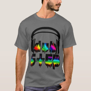 Dubstep hoofdtelefoon t-shirt