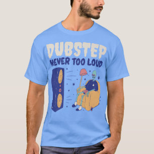 Dubstep is nooit te luid grappig Dubstep Skeleton T-shirt