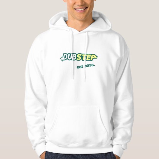Dubstep MANGENT le sweat - shirt à capuche BAS (Devant)