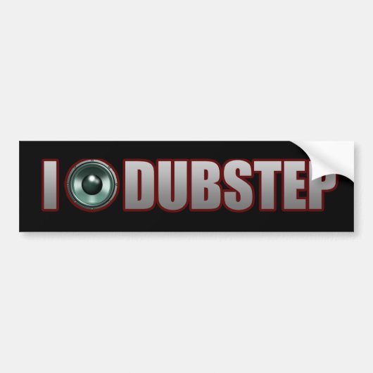 DUBSTEP MUSIC BUMPERSTICKER (Voorkant)