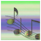 Dubstep note le tissu (Fermer)