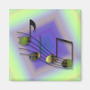 Dubstep Noten Magneet