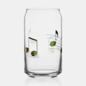 Dubstep Notes Blikvorm Glas (Rechts)