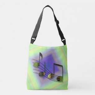 Dubstep-notities All-Over-Print tas