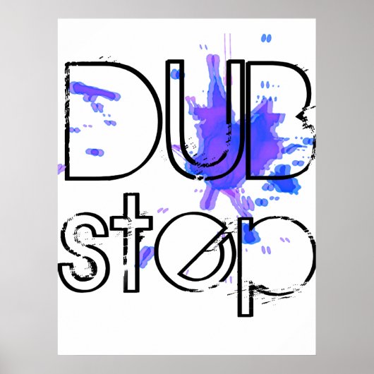 DubStep-Poster Poster (Voorkant)