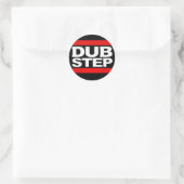 dubstep remix-benga-dubstep radio-gratis dubstep-d ronde sticker (Tas)