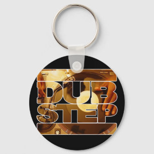 DUBSTEP vinyl nasynchronplaten muziek dub stap dow Sleutelhanger