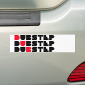 Dubstep WALL meisjes jongens Dubstep muziek Bumpersticker (Op auto)