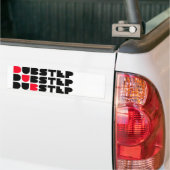 Dubstep WALL meisjes jongens Dubstep muziek Bumpersticker (Op Truck)