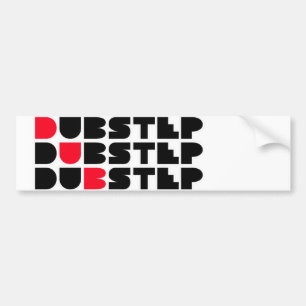 Dubstep WALL meisjes jongens Dubstep muziek Bumpersticker