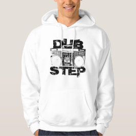Dubstep White Boombox Hoodie