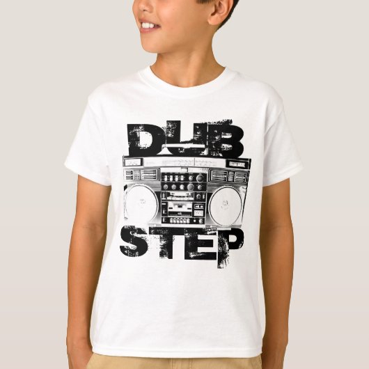Dubstep zwarte doos t-shirt (Voorkant)