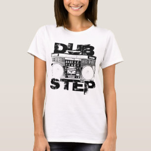 Dubstep zwarte doos t-shirt