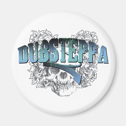 Dubsteppa Skull Magneet (Voorkant)