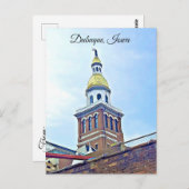 Dubuque, Iowa Briefkaart (Voorkant / Achterkant)