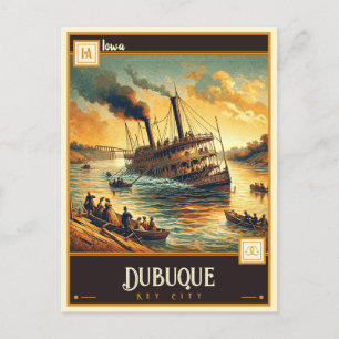 Dubuque, Iowa Briefkaart