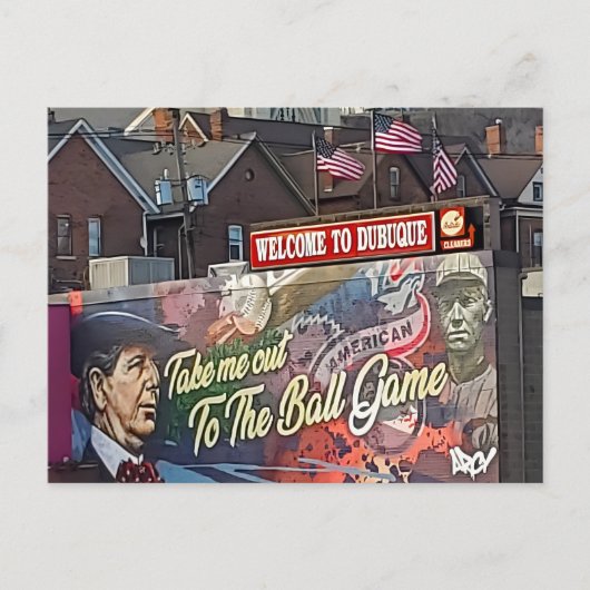 Dubuque, Iowa Fotografie Souvenir Keepsake Briefkaart (Voorkant)