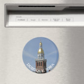 Dubuque. Magnet souvenir Iowa (In Situ (Lave-vaisselle))