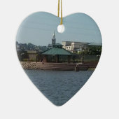Dubuque River Walk Keramisch Ornament (Rechts)