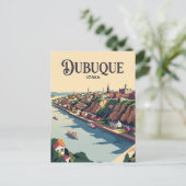 Dubuque VS Briefkaart (Staand voorkant)