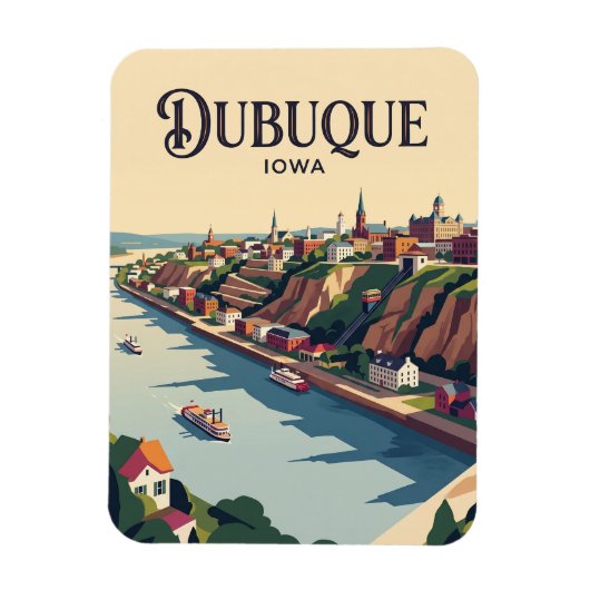 Dubuque VS Magneet (Verticaal)