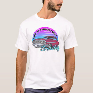 Dubuque zaterdagnacht kruisvlucht t-shirt