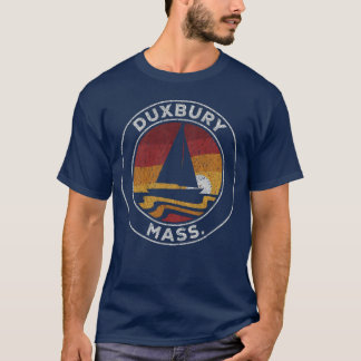 Dubury Massachusetts Vintage Zeilboot 70S Retro S T-shirt