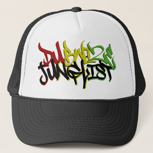 Dubwize Junglist Graffiti Trucker Trucker Pet (Voorkant)