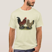 D'Uccle Bantams:  Mille Fleur T-shirt (Voorkant)