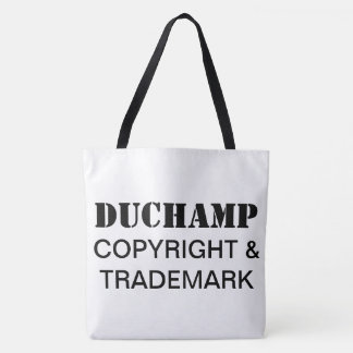 Duchamp, Copyright & Handelsmerk Canvas tas