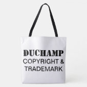 Duchamp, Copyright & Sac fourre-tout de marques (Devant)