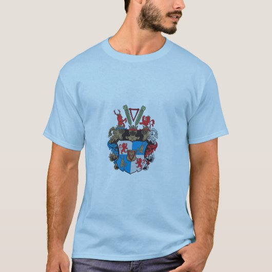 Duché du manteau de Courland du T-shirt de bras (Devant)