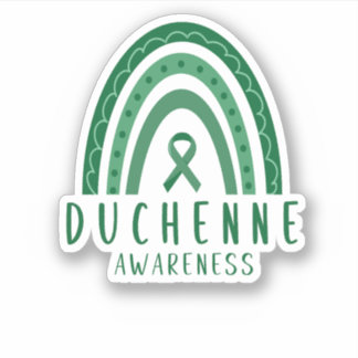 Duchenne spierdystrofie DMD regenboog lint Sticker