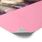 Duchess,  gewijzigde kunst roze fijne kunst poster (Hoek)