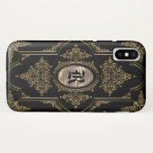 Duchess Grande Knight Victoriaans  monogram Case-Mate iPhone Case (Achterkant (horizontaal))