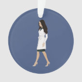 Duchess Meghan Sussex Royal Verloving 2017 Ornament (voorkant)