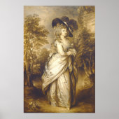 Duchess of Devonshire Gainsborough Dupont Fine Art Poster (Voorkant)