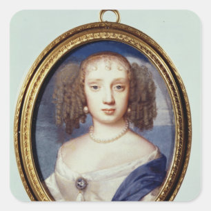 Duchess of Orleans, c.1665 Vierkante Sticker