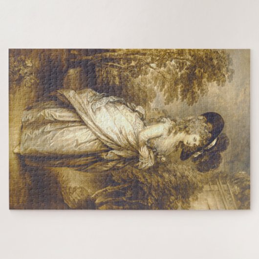 Duchesse du Devonshire, British Art Jigsaw Puzzle (Horizontal)