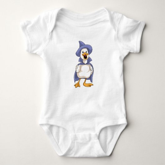 Duck als heks met Pet Romper (Voorkant)