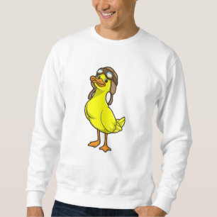 Duck als piloot met Pet & Goggles Trui