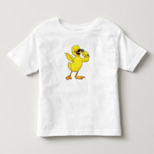 Duck als Singer met Microfoon Kinder Shirts